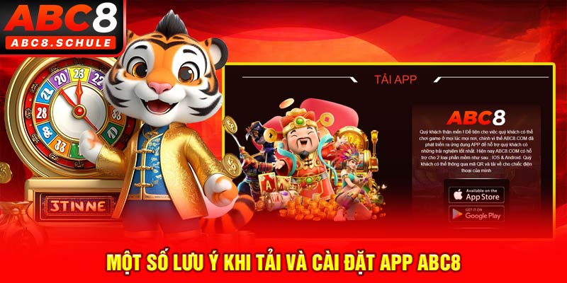 Một số lưu ý khi tải và cài đặt app ABC8